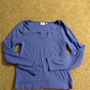 Sunday Best Periwinkle Long Sleeve Top